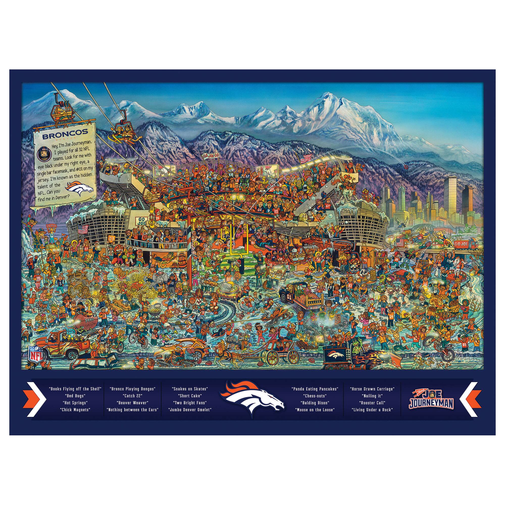YouTheFan - 500-Piece Joe Journeyman Puzzle - Multicolor price history on PriceWatchPro