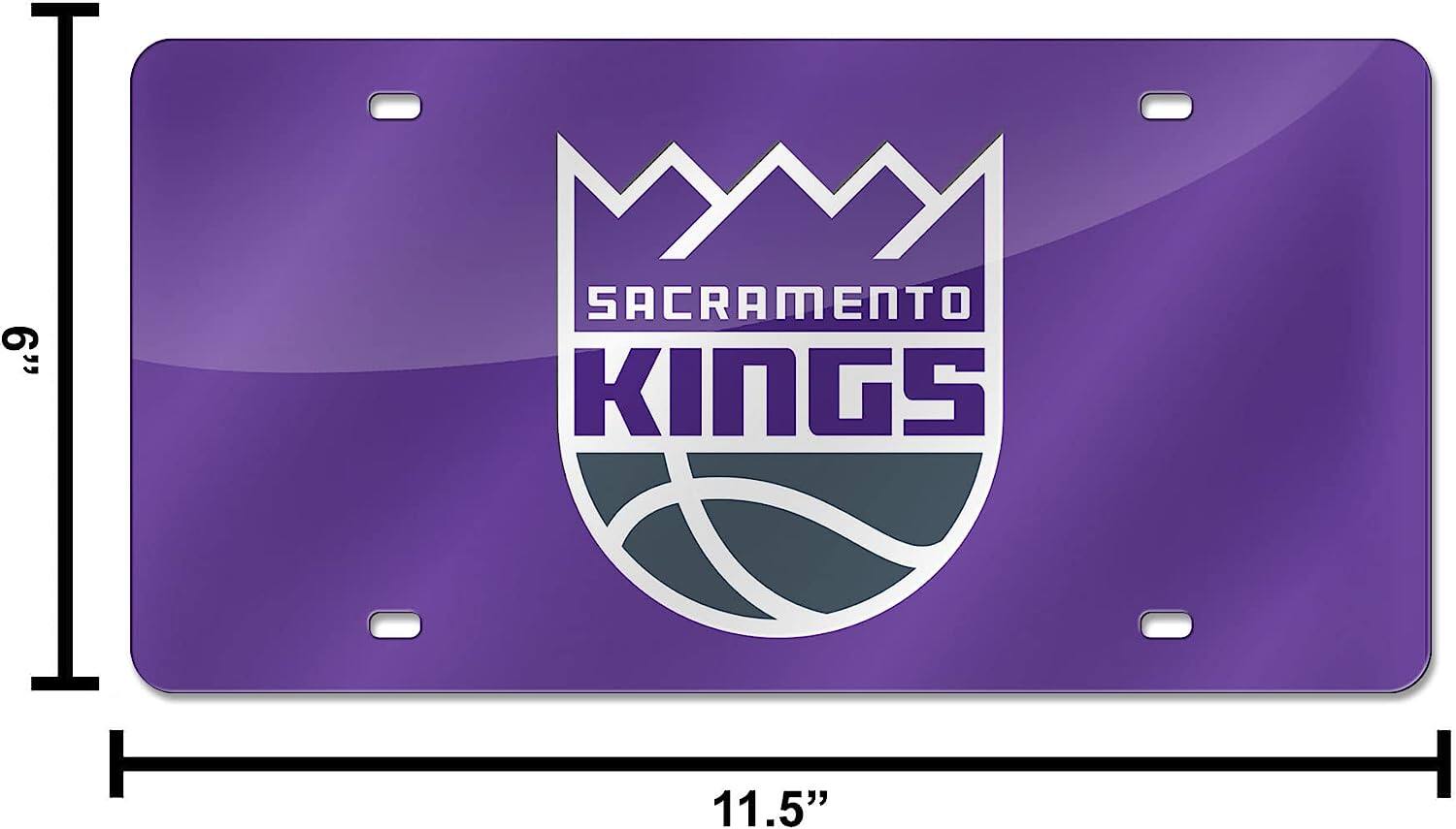 6" x 11.5"  
SACRAMENTO KINGS