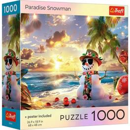 Trefl - Red Paradise Snowman 1000 Piece Puzzle