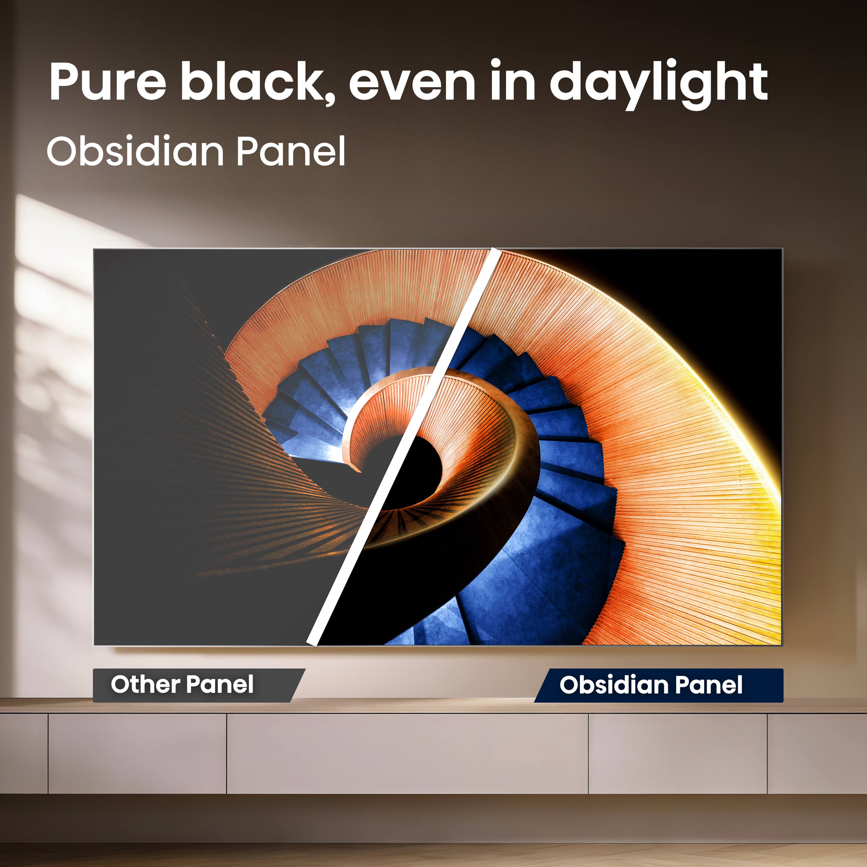 Pure black, even in daylight  
Obsidian Panel  
Other Panel  
Obsidian Panel