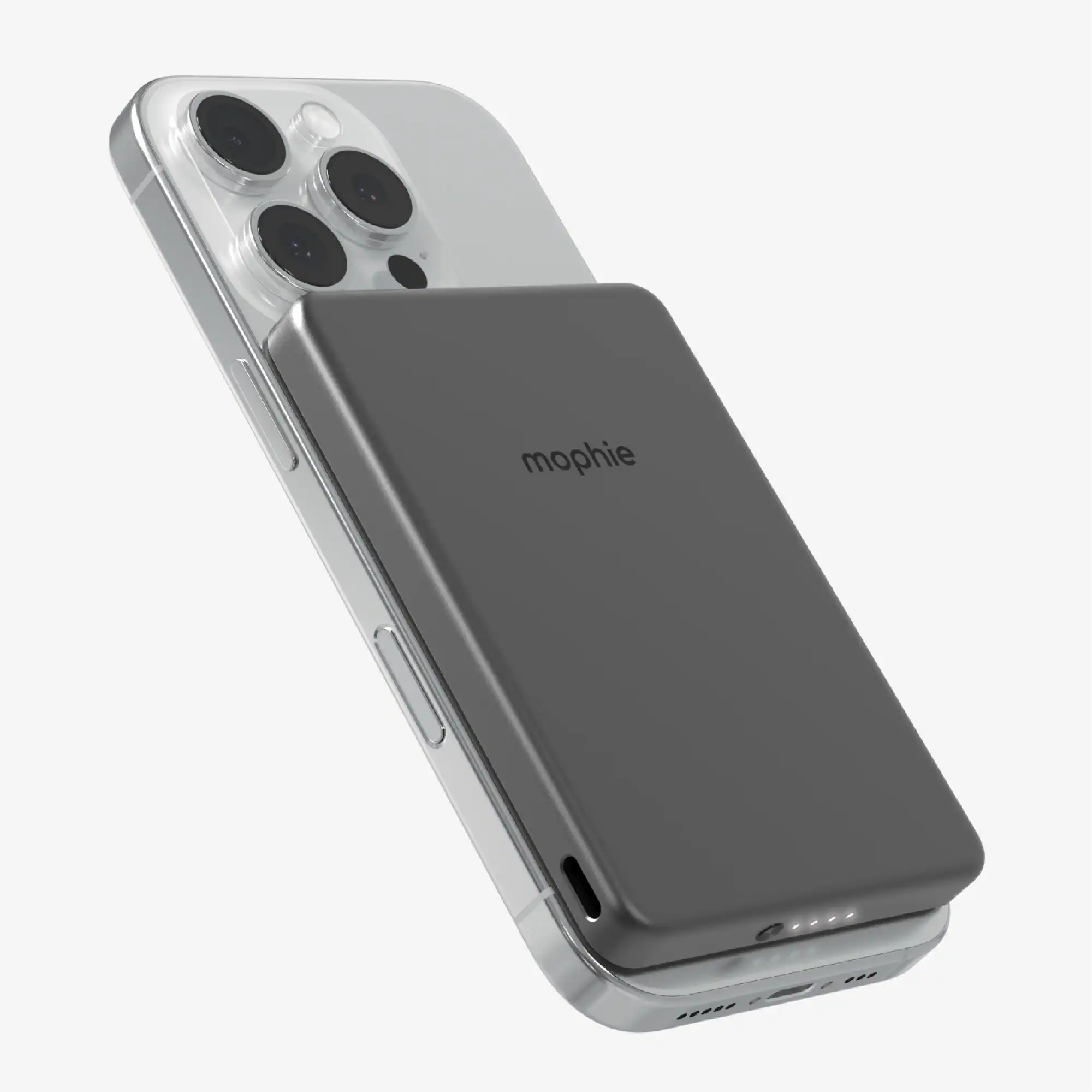 mophie - Powerstation Wireless Slim 15W Qi2-certified Power Bank 5,000mAh internal battery - Black