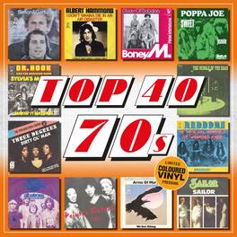 Various Artists - Top 40 70s / Various - 140-Gram Colored Vinyl - VINYL LP
