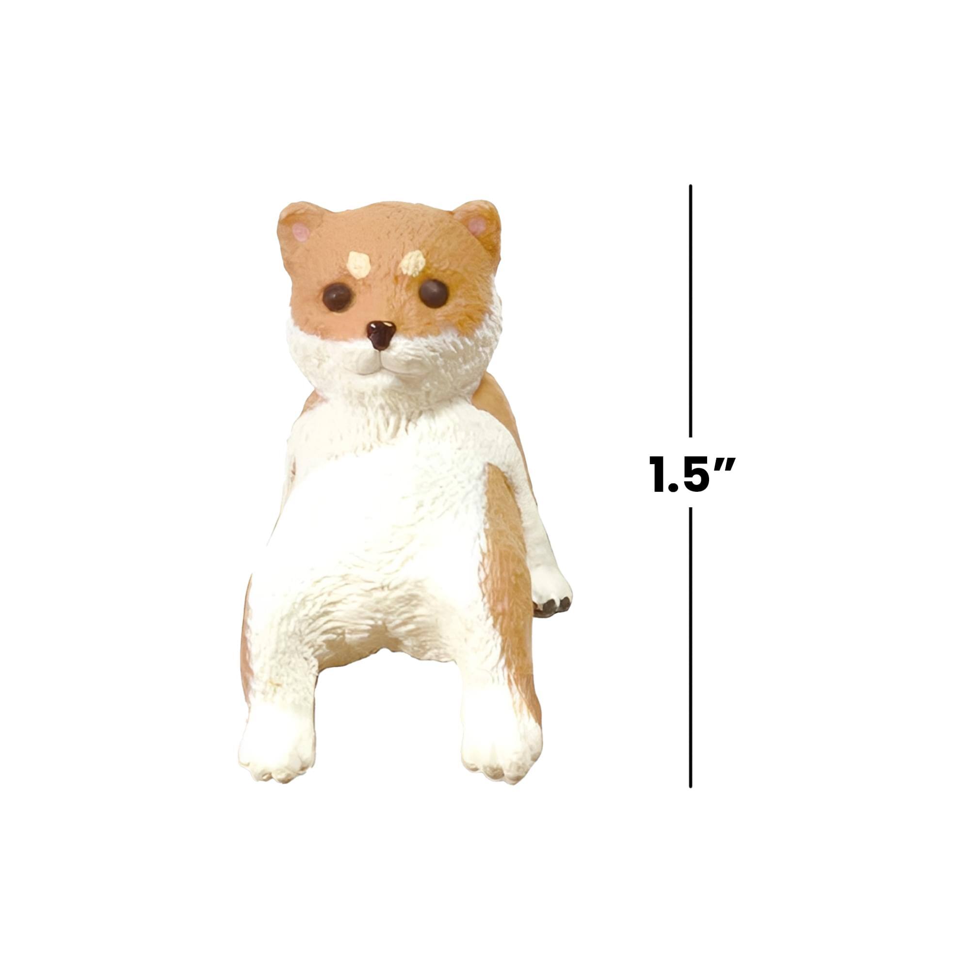 Alt View 1. Little Buddy - Playful Hanging Shiba Inu Blind Box Mini Figure | One Random - Multi-Colored.