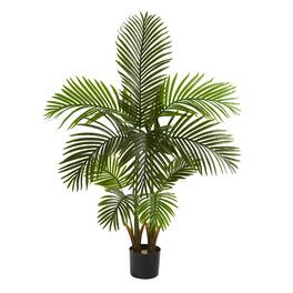BreeBe - 54" Areca Palm Artificial Tree - Green