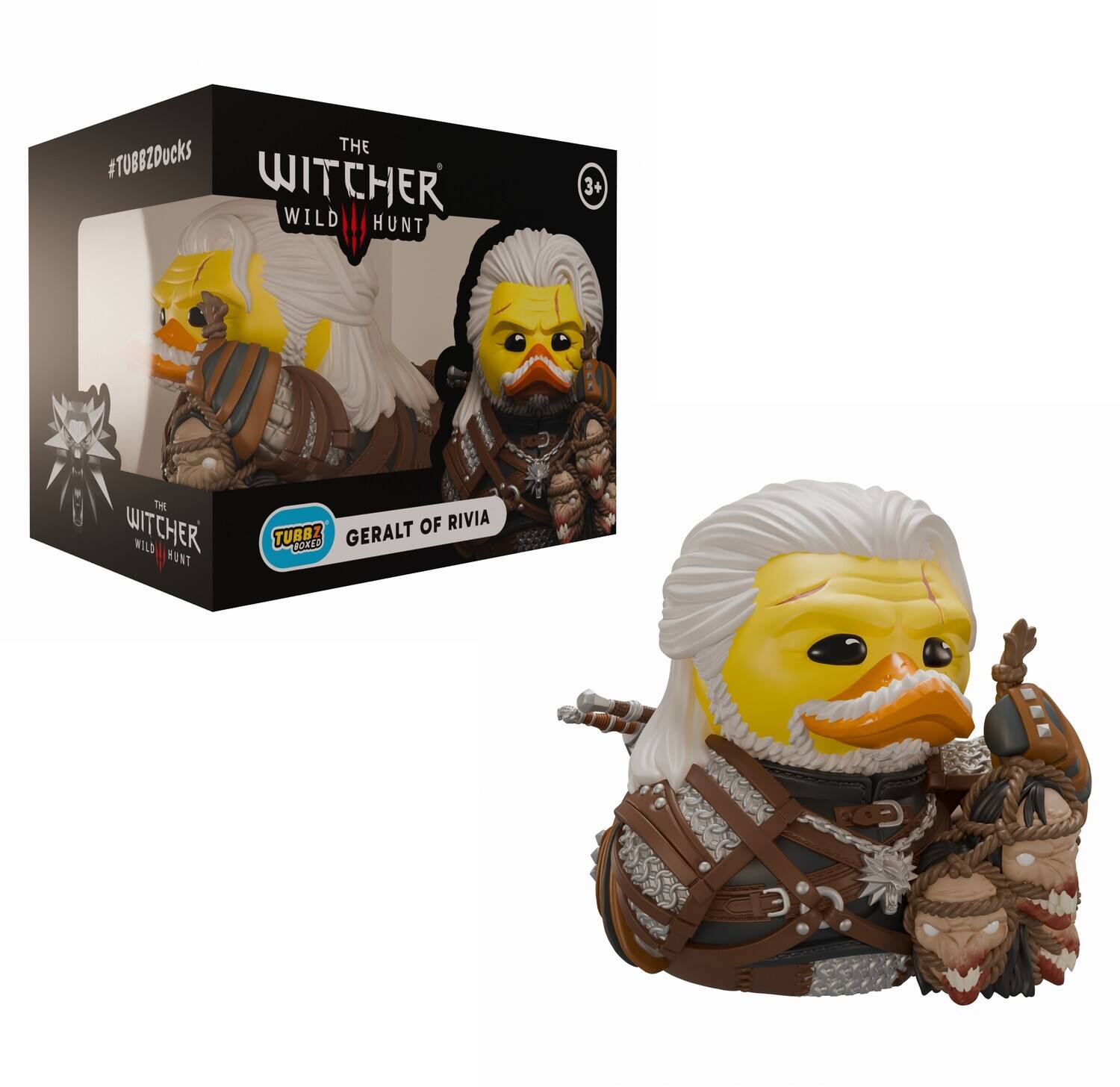 #TUBBZDucks  
THE WITCHER WILD HUNT  
GERALT OF RIVIA  
3+