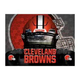 Sporticulture - Cleveland Browns 18" x 24" 3D Facemask Puzzle - Multicolor