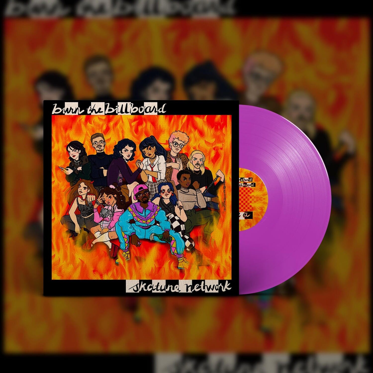 Skatune Network - Burn The Billboard  - VINYL LP