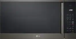 LG - 1.8 Cu. Ft. Over-the-Range Smart Microwave with Sensor Cooking and EasyClean - Black Stainless Steel