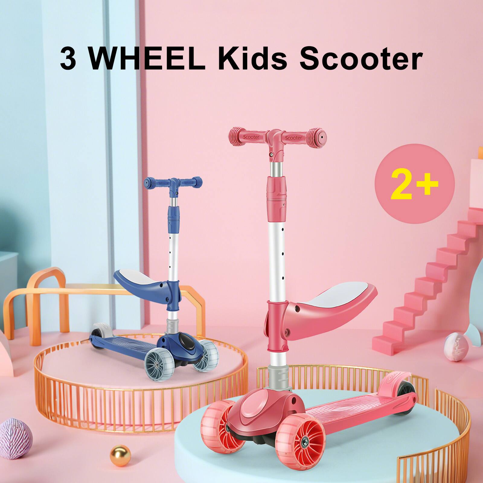 3 WHEEL Kids Scooter  
2+