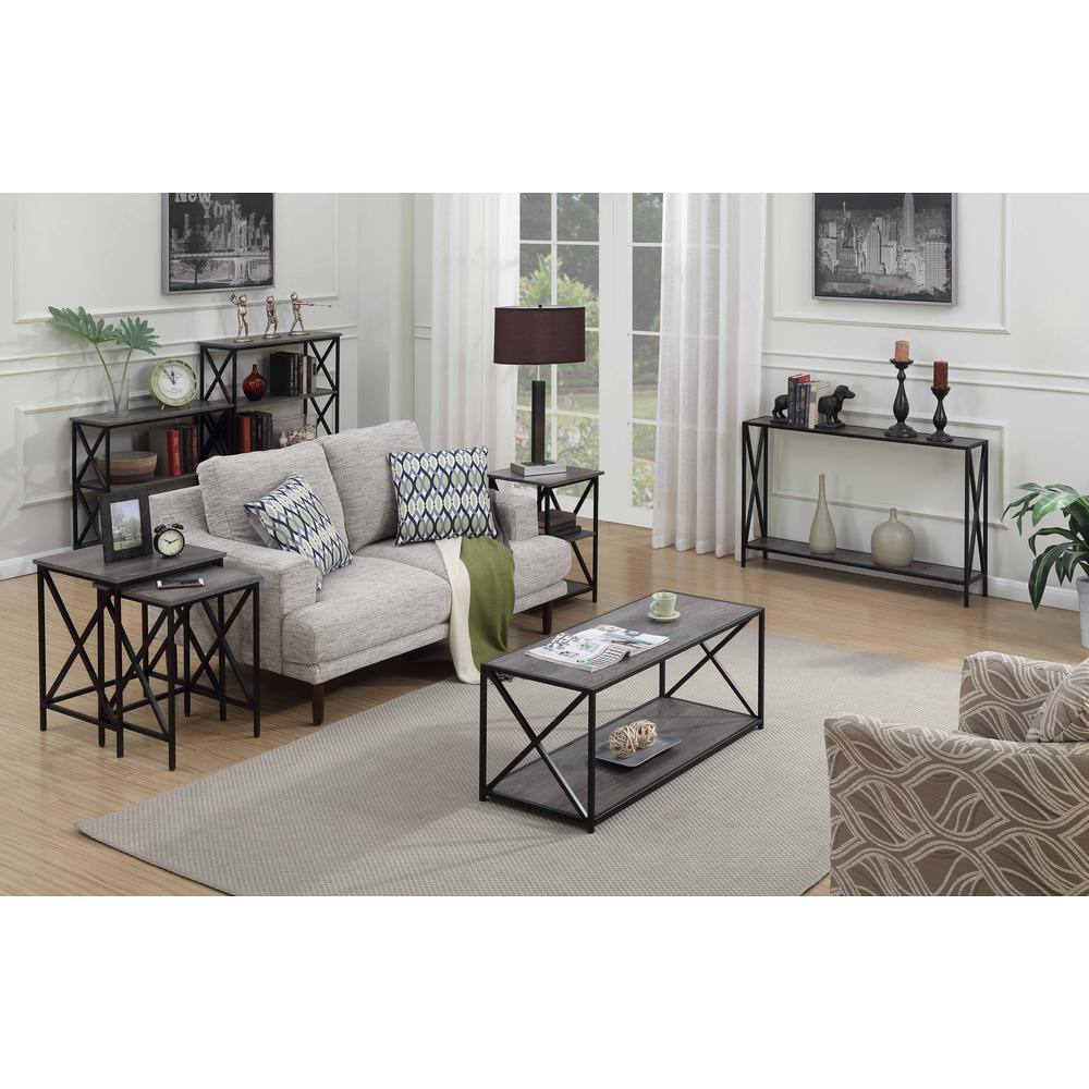 Alt View 2. Convenience Concepts - Tucson Coffee Table - Weathered Gray.