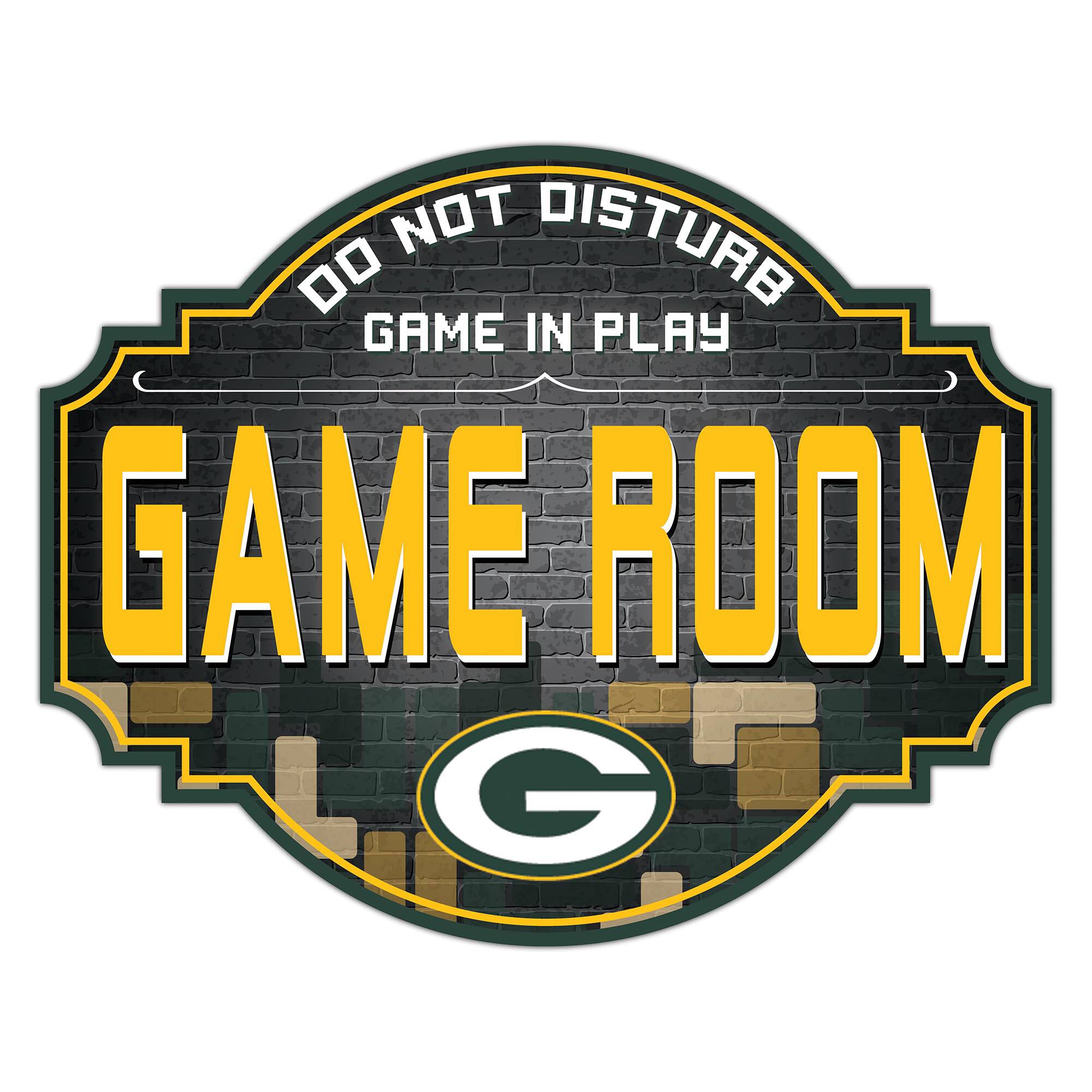 Green Bay Packers 12'' Game Room Tavern Sign