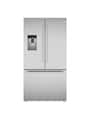 Bosch - 500 Series 36 in. Wide 26 Cu. Ft. 3-Door French Door Smart Freestanding Refrigerator with External Water and Ice - Stainless Steel