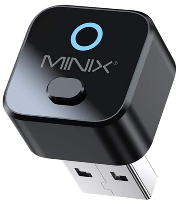 MINIX - CA525 Wireless CarPlay & Android Auto Adapter, Convert Wired CarPlay to Wireless, Wi-Fi 6, Bluetooth 5.4, Plug & Play - Black