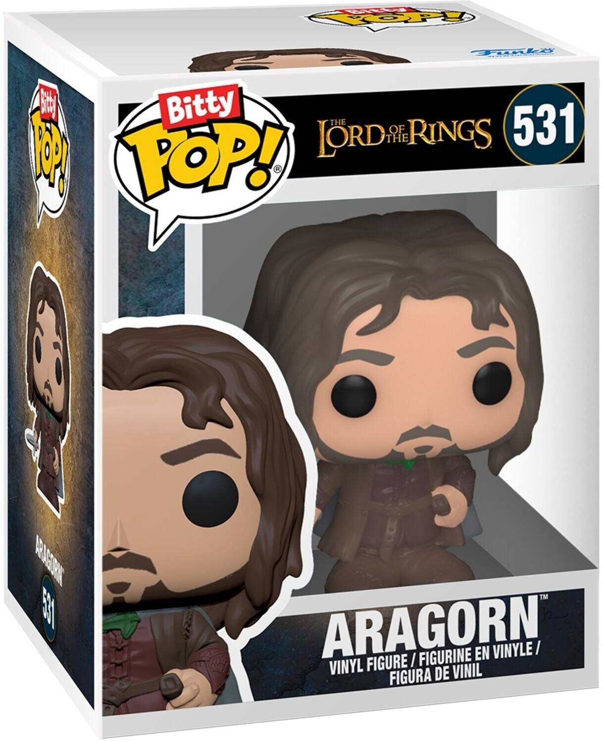 Bitty Pop!  
The Lord of the Rings  
531  
Aragorn  
Vinyl Figure / Figurine en Vinyle / Figura de Vinil