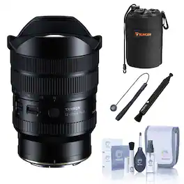 Bundle - Tamron - 12-20mm f/2.8 Di III Lens for Nikon Z, with Lens Pouch, Lens Pen Cleaner, Lens Cap Tether and Cleaning Kit