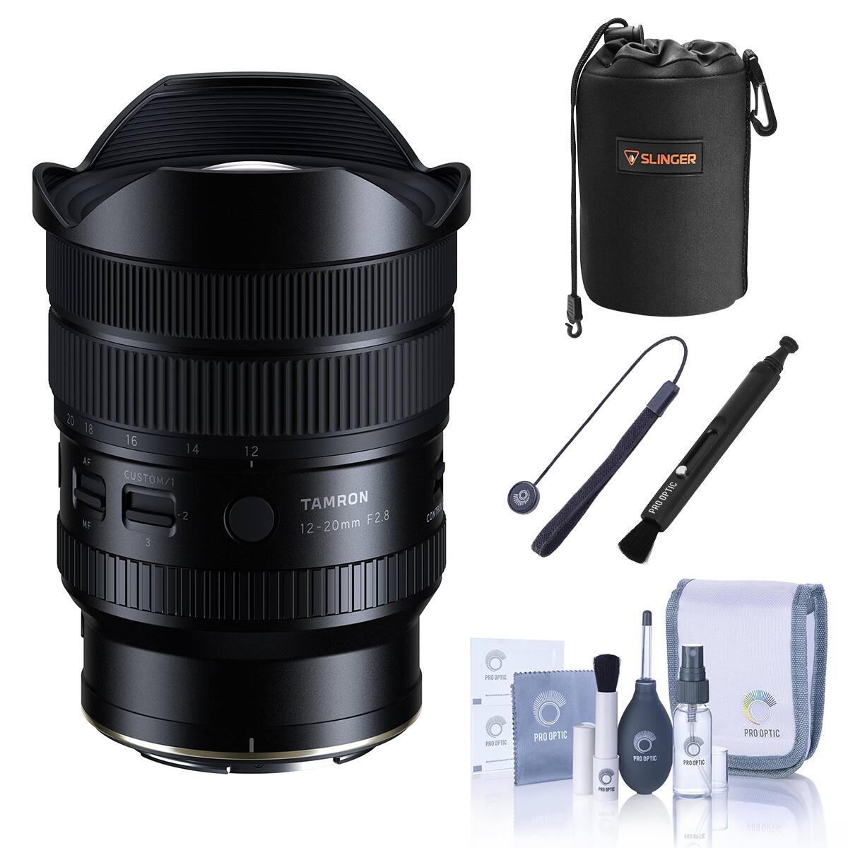 SLINGER

20 18 16 14 AF CUSTOM/1 2 MF 3

12 I

TAMRON 12-20mm F2.8

PRO OPTIC

PRO OPTIC

PRO OPTIC

PRO OPTIC

PRO OPTIC

PRO OPTIC

Dring