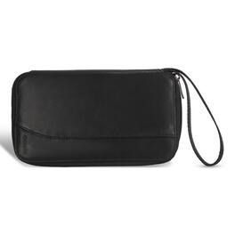 Champs - Onyx Collection Leather Multi Passport Case - Black