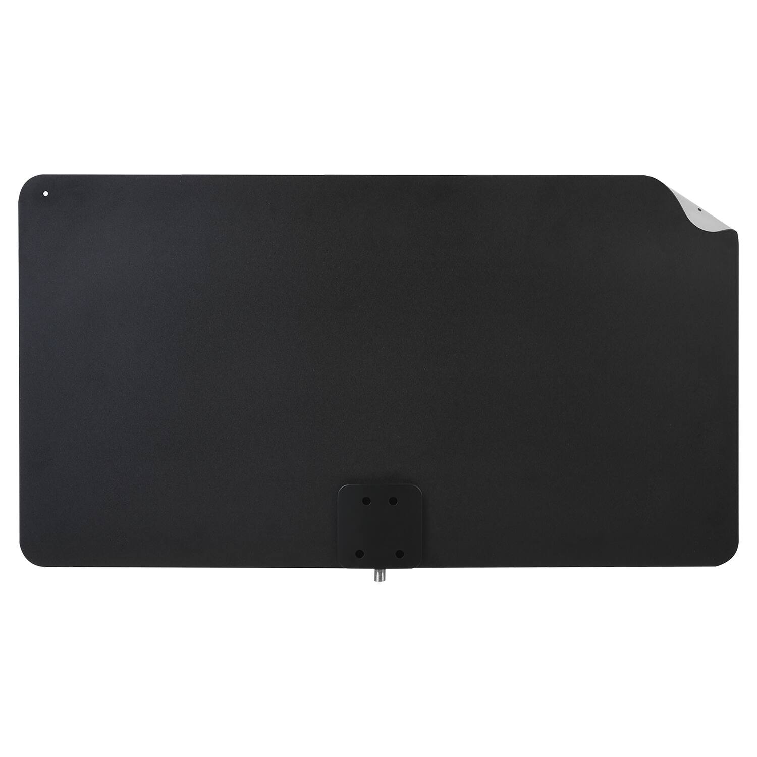 Back. RCA - Ultra-Thin XL Amplified Indoor Flat HDTV Multi-Directional Antenna, 65+ Mile Range - Black.