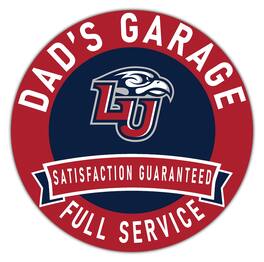 Fan Creations - Liberty Flames 16" x 16" Dad's Garage Wood Sign - Multicolor