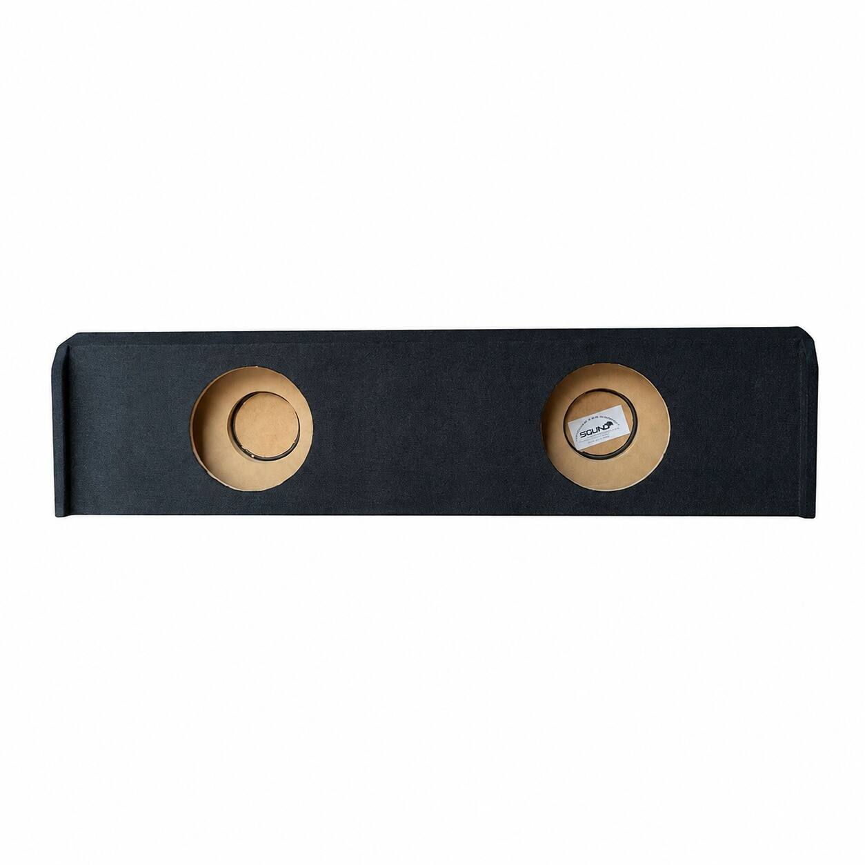 Front. SoundBox - SoundBox LCE-F013/10D, Ford F150 Crew Cab Dual 10 Subwoofer Enclosure, 2009-2024.