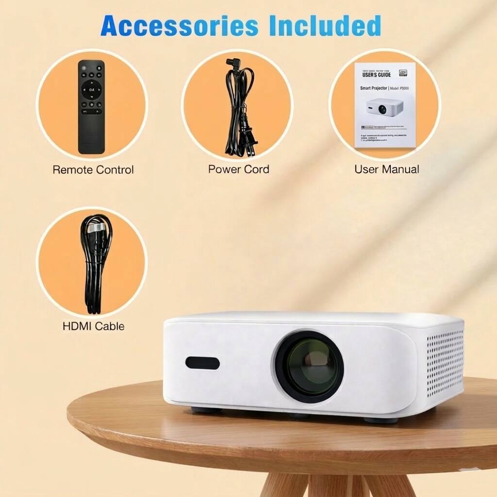 Accessories Included

- Remote Control
- Power Cord
- User Manual
- HDMI Cable