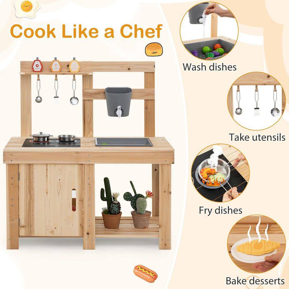 Cook Like a Chef  
Wash dishes  
Take utensils  
Fry dishes  
Bake desserts