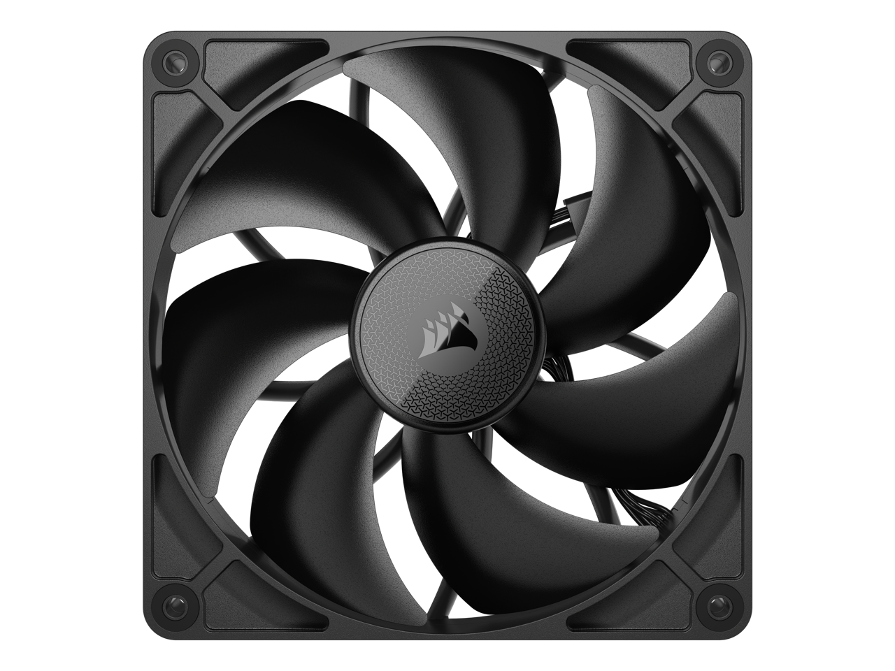 Alt View 1. CORSAIR - CORSAIR RX Series, iCUE LINK RX140, 140mm Fan, Single Pack - Black.