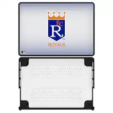 Front. Keyscaper - Kansas City Royals Linen MacBook Case - Pro 14 in - Multicolor.
