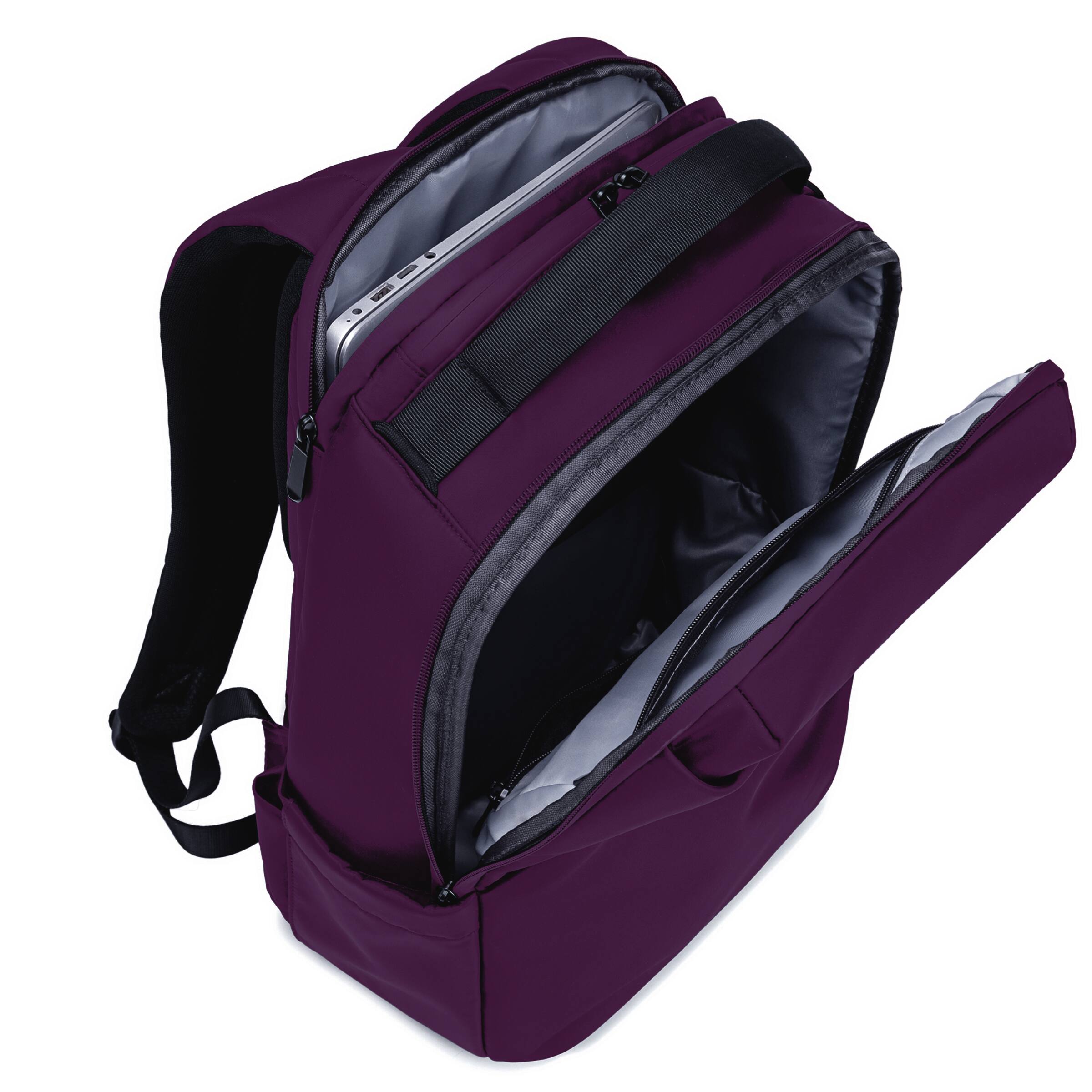 Alt View 6. Lux & Nyx - Lux & Nyx - Origami 16" Laptop Backpack - Wine - Wine.
