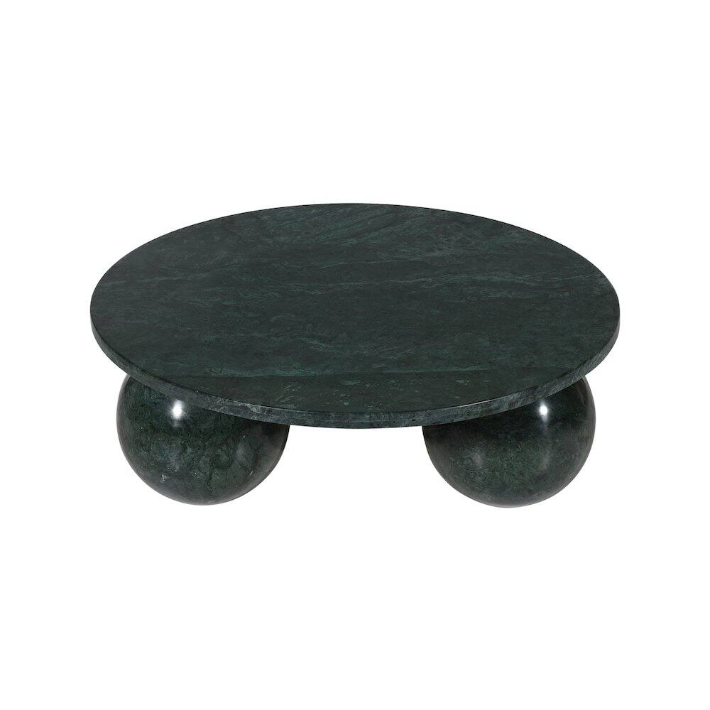 Alt View 3. Meridian Furniture - Spherical Green Forest Coffee Table - Green.