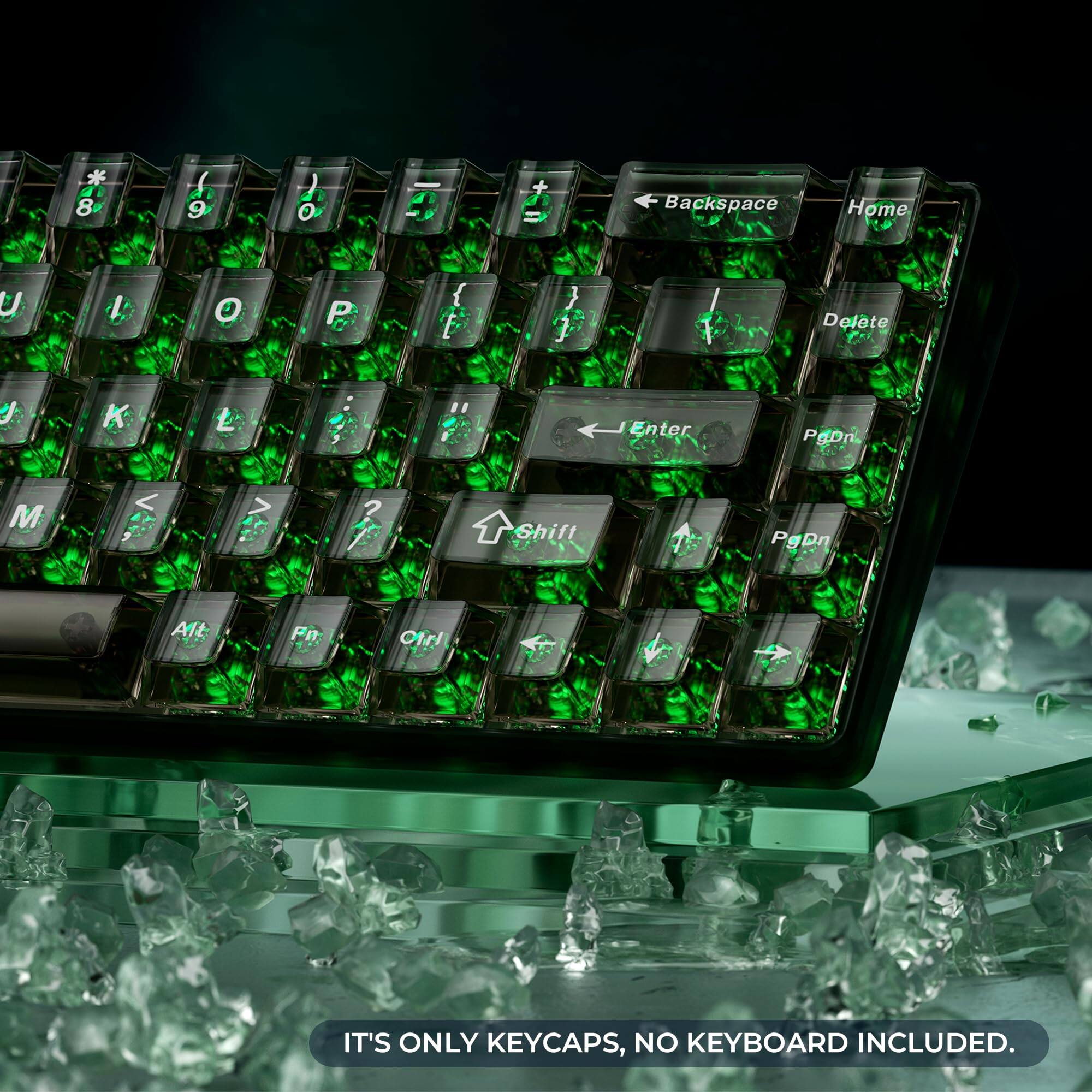 * 8 9 0 + = Backspace Home U I O P Delete J K L Enter PgDn S M < > ? Shift Shift 1 PgDn Alt Pn Ofr IT'S ONLY KEYCAPS, NO KEYBOARD INCLUDED.