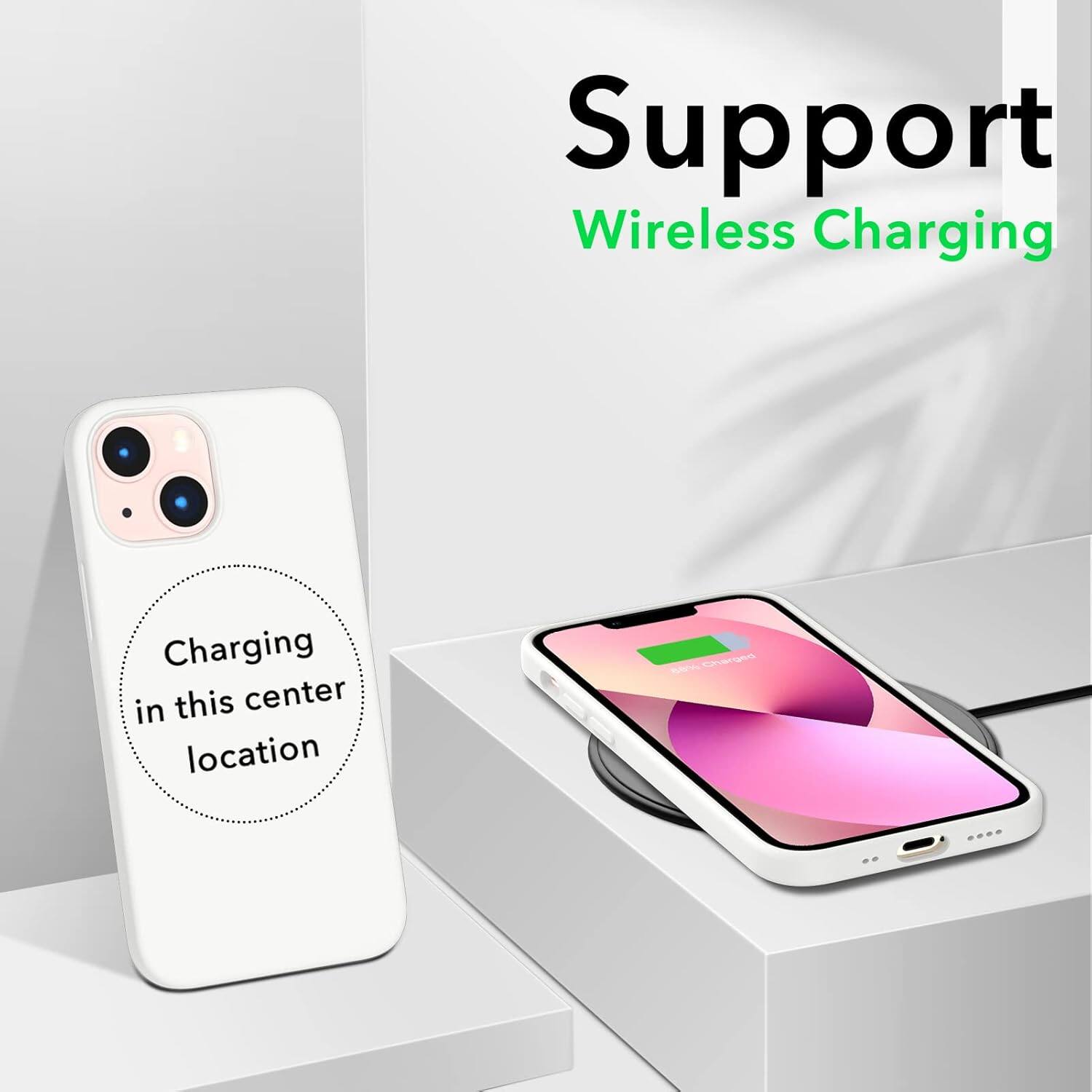 Support Wireless Charging Charging in this center location