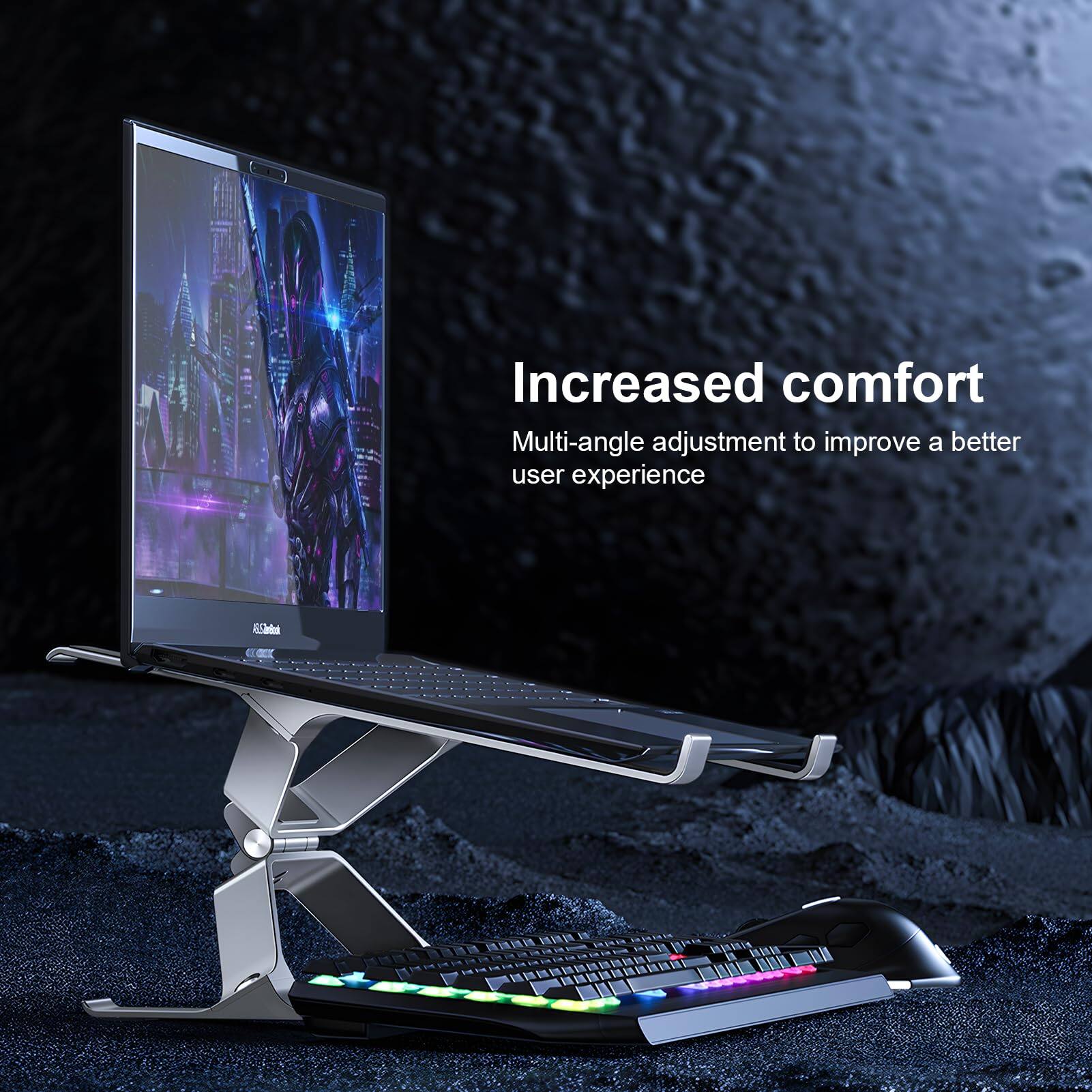 Increased comfort  
Multi-angle adjustment to improve a better user experience