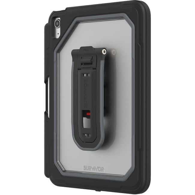 Griffin Technology - Survivor All-Terrain Tablet Case - For Apple iPad (10th Generation) Tablet - 10.9" Maximum Screen Size Supported - Black