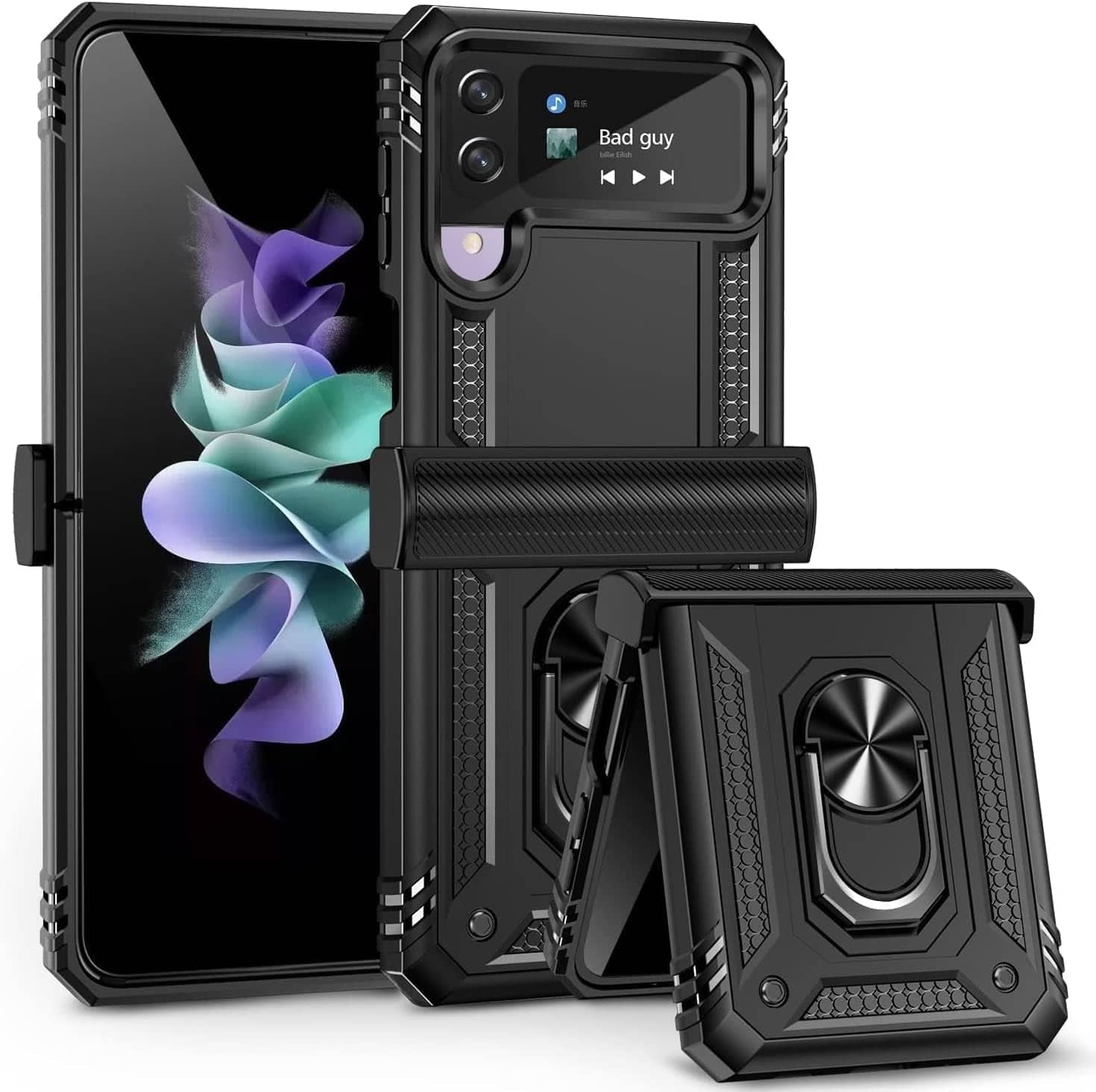 Entronix Galaxy Z Flip 3 Case Dual Layer Protection with