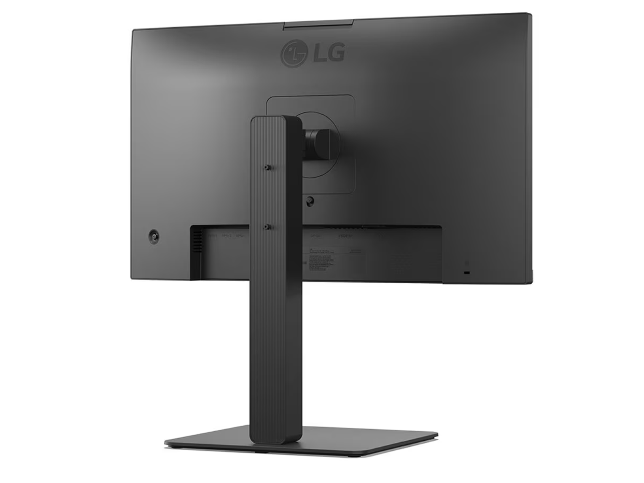 Alt View 7. LG - LG 24'' IPS FHD 100Hz Monitor with Webcam/Mic, & UBC Type-C, 24BA850-B - Black.