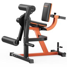 FEIERDUN - 4-in-1 Adjustable Leg Extension Curl Machine – 700lbs Capacity for Lower Body Workouts, Home Gym Equipment - Orange