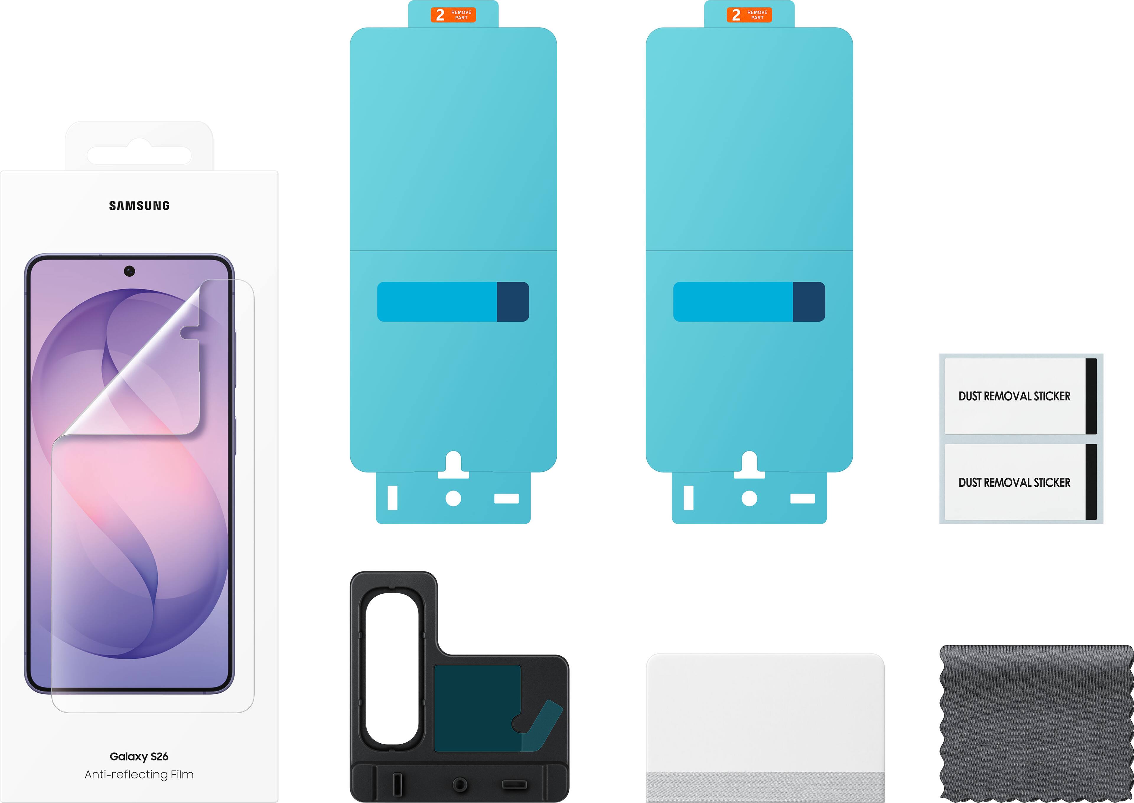 UVT 2 AT A 2 - SAMSUNG DUST REMOVAL STICKER DUST REMOVAL STICKER Galaxy S26 Anti-reflecting Film