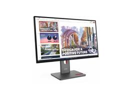 Lenovo - ThinkVision P27QD-40 27" WQHD Monitor - 2560x1440 - 120Hz - USB-C, HDMI, DP - USB Hub - Raven Black