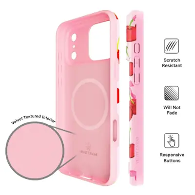 Velvet Caviar - MagSafe Case for Apple iPhone 17 Pro Max - Sweet Cherry Velvet Caviar - MagSafe Case for Apple iPhone 17 Pro Max - Sweet Cherry