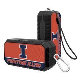 Keyscaper - Illinois Fighting Illini End Zone Water Resistant Bluetooth Speaker - Multicolor