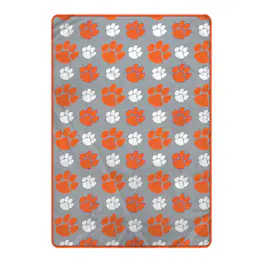 Pegasus - Clemson Tigers 66" x 95" Oversized Logo Roll Ultra Cozy Blanket - Multicolor