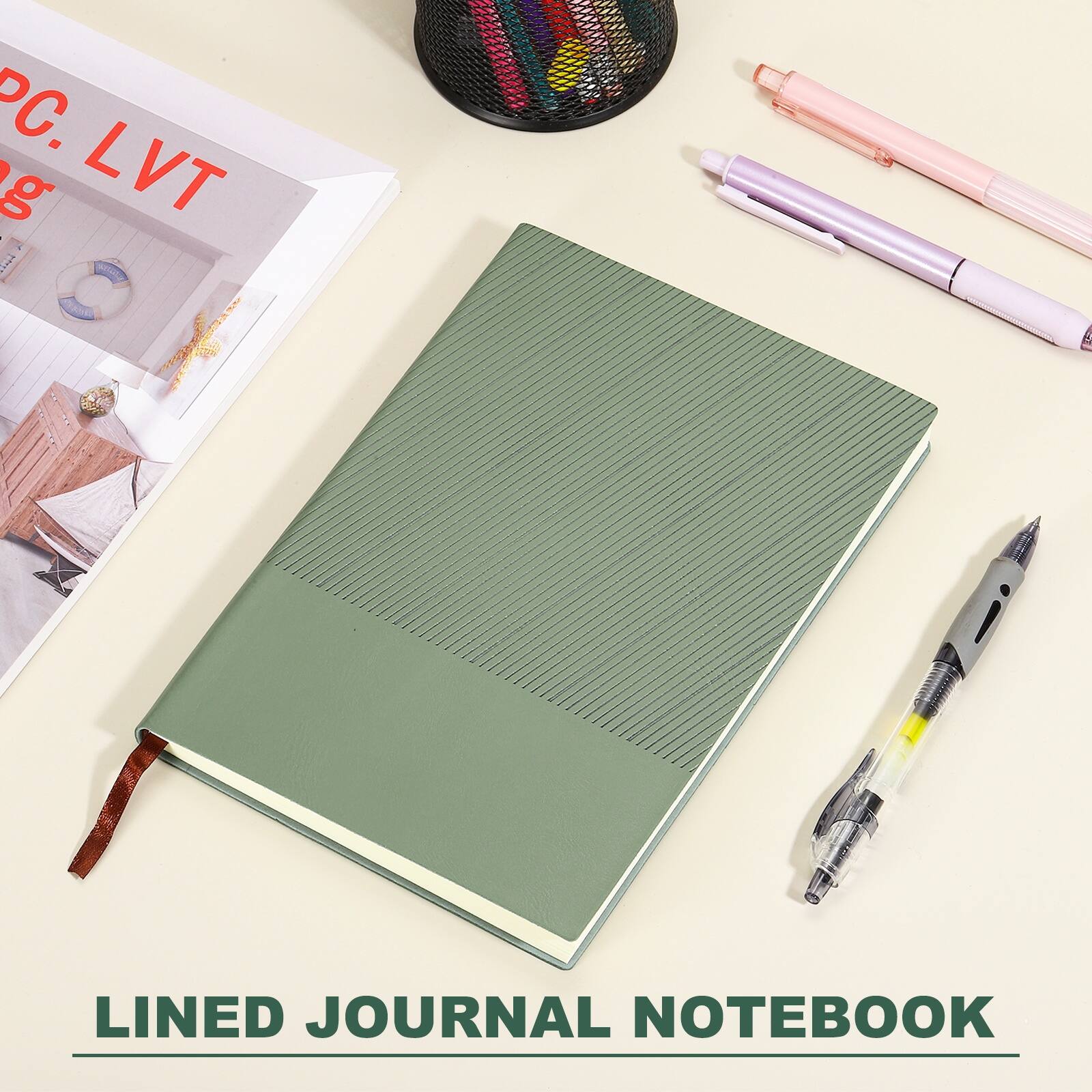 PC. LVT  
LINED JOURNAL NOTEBOOK