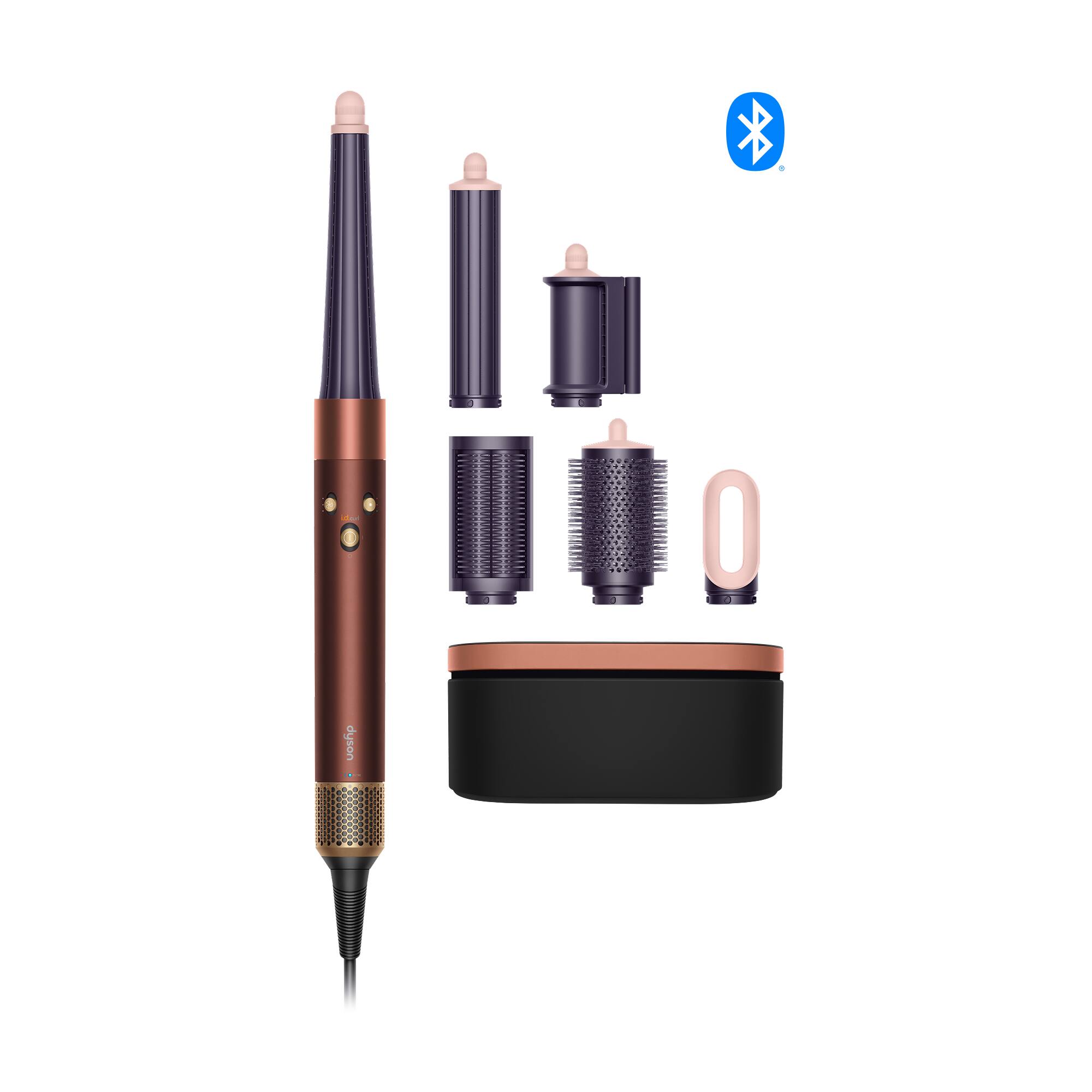 Front. Dyson - Limited Edition Airwrap i.d. Multi-Styler And Dryer for Straight + Wavy Hair - Plum / Copper.