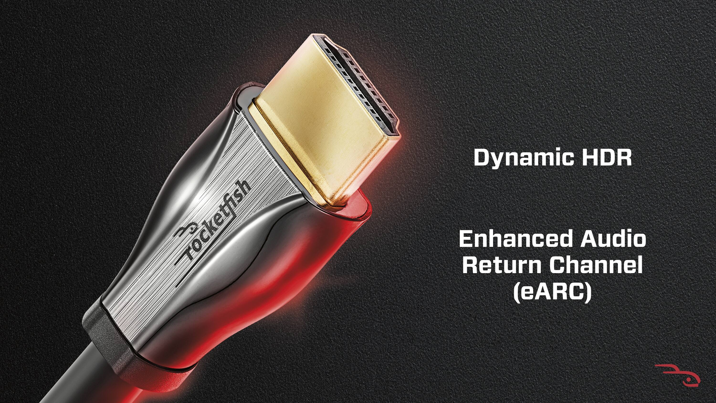 Rocketfish Dynamic HDR Enhanced Audio Return Channel (eARC)