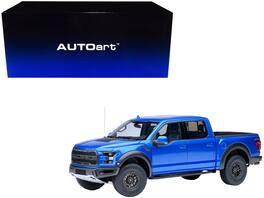 2019 Ford F-150 Raptor Pickup Truck Velocity 1/18 Model Car by Autoart - Blue