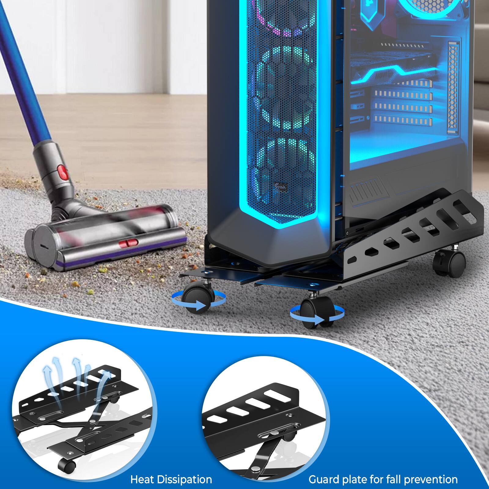 Heat Dissipation  
Guard plate for fall prevention