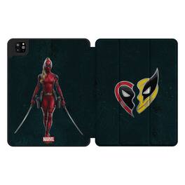 Keyscaper - Marvel Badge Tablet Case - Apple iPad (10th Gen) - Ladypool 2