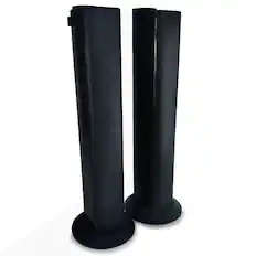 Front. SoundPro - 2-in-1 LED BT Stereo Speaker System with RGB Lighting Effects - Black.