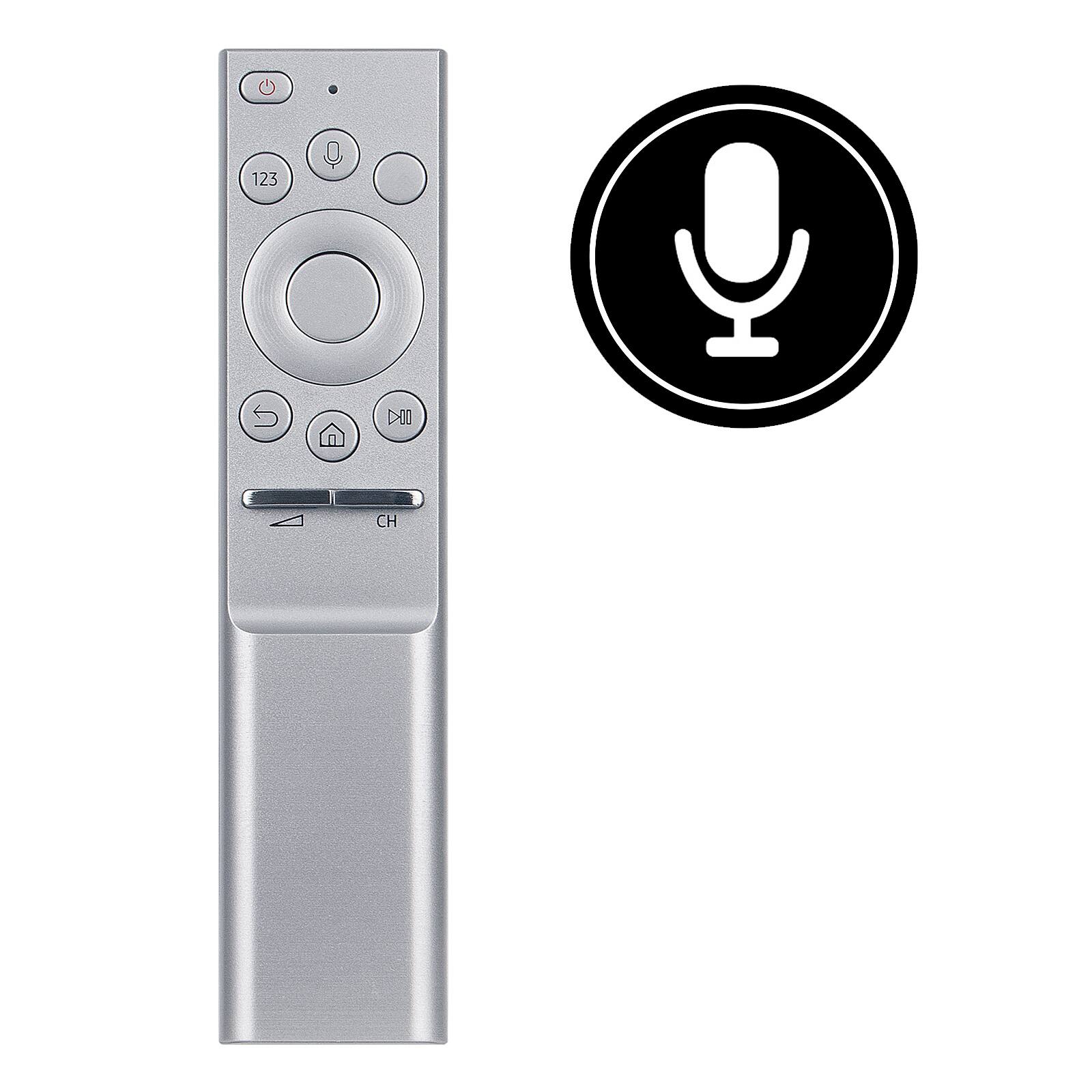 VINABTY - New BN59-01272A Voice Replaced Remote Control Fits for Samsung QLED Smart TV Q7F Series QN55Q7 QN65Q7 QN75Q7 - Silver